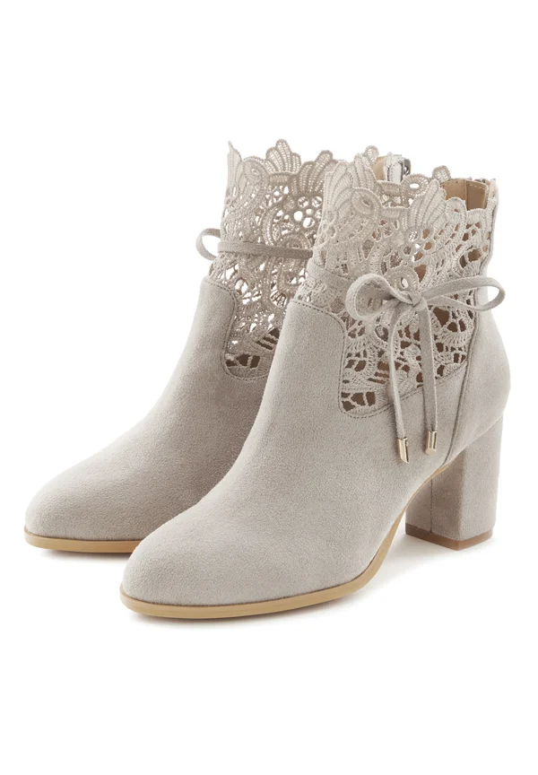 Stiefelette - grau