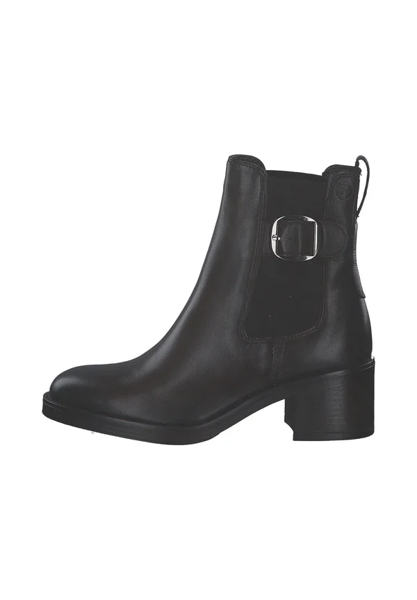 Stiefelette - mocca structure