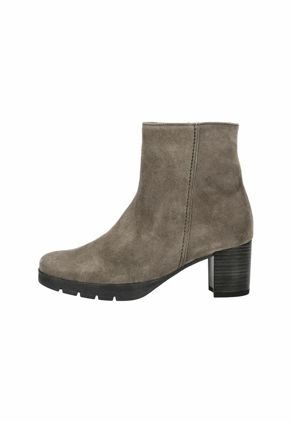 STIEFELETTE - Plateaustiefelette - mohair mel