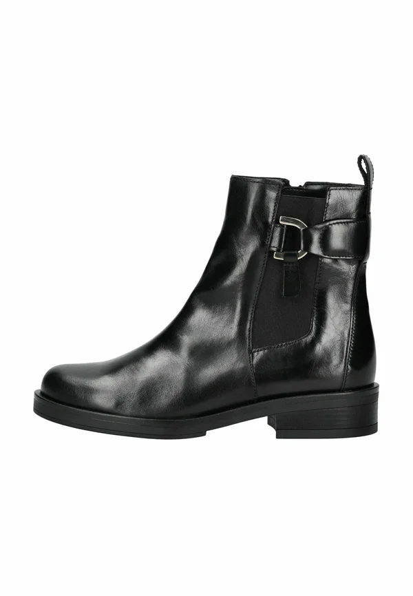Stiefelette - schwarz gold