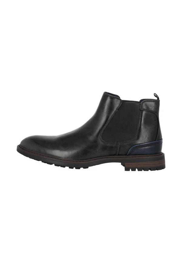 Stiefelette - schwarz shiny