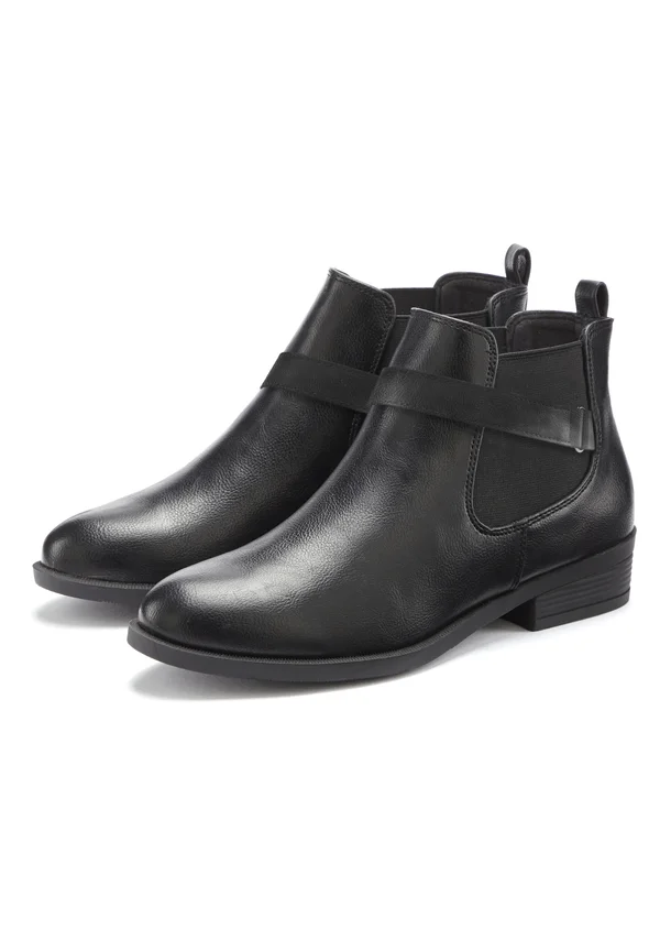 Stiefelette - schwarz
