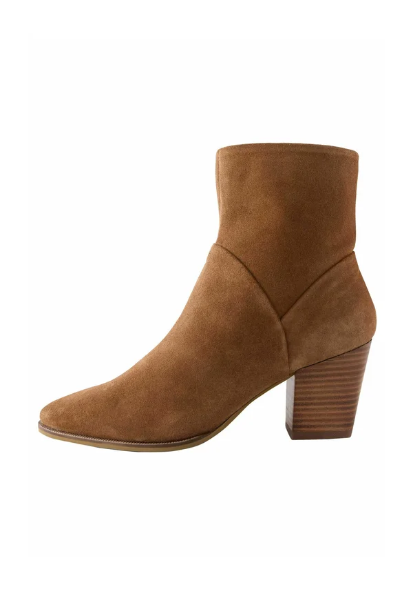 Stiefelette - tan brown suede