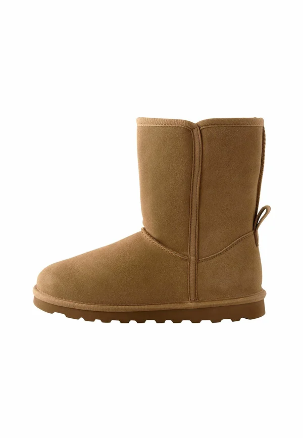 Stiefelette - tan brown suede