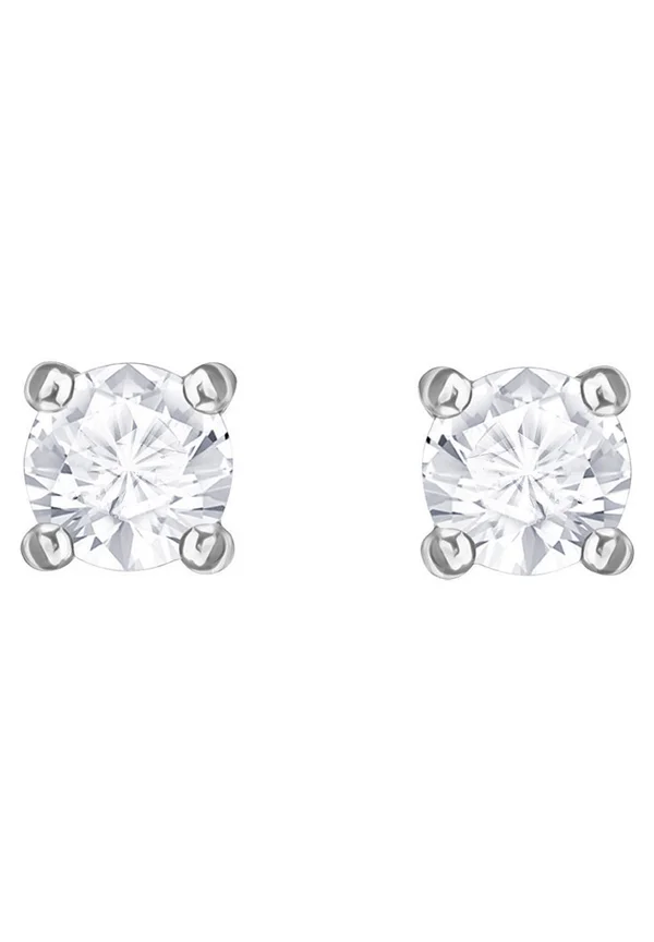 STILLA ATTRACT STUD EARRINGS ROUND CUT - Ohrringe - white