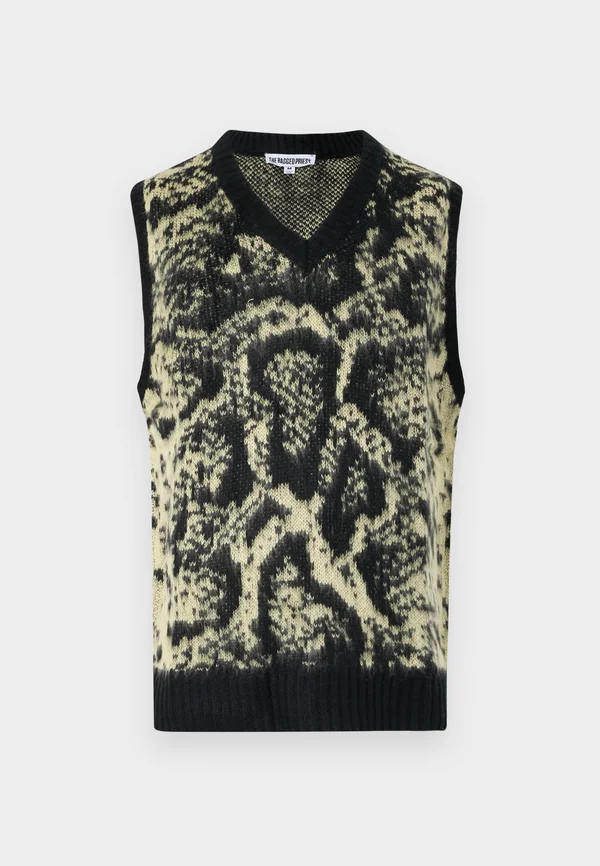 STING UNISEX - Weste - black/ecru