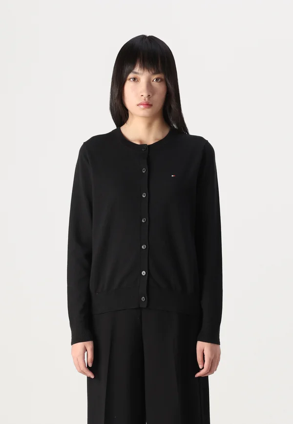 STITCH - Strickjacke - black