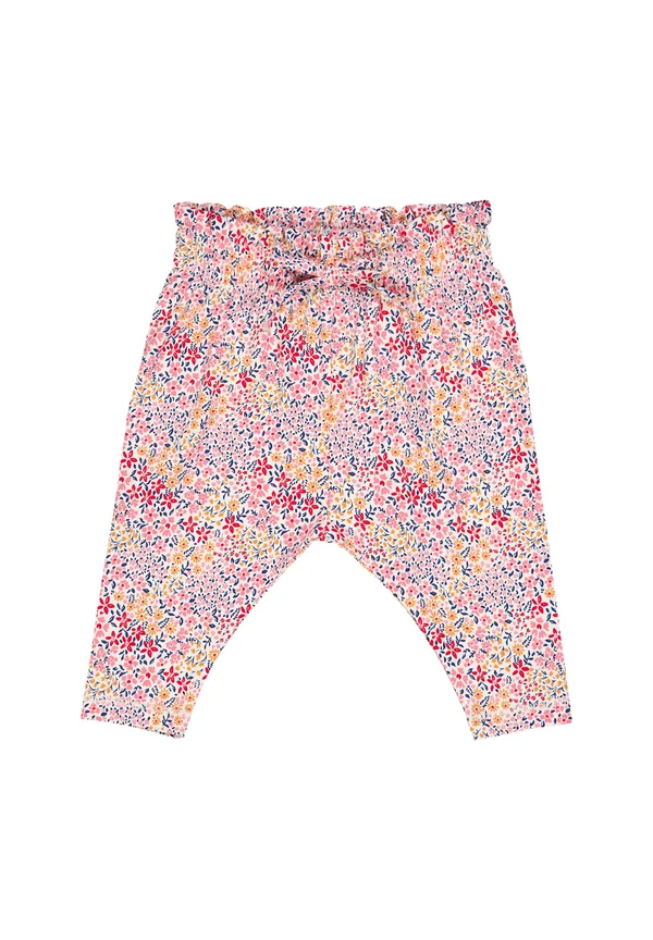 Stoffhose - almond papaya navy