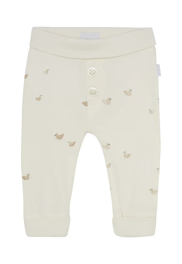 Stoffhose - animals pattern off white