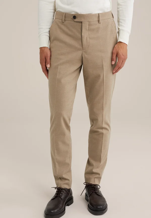 Stoffhose - beige