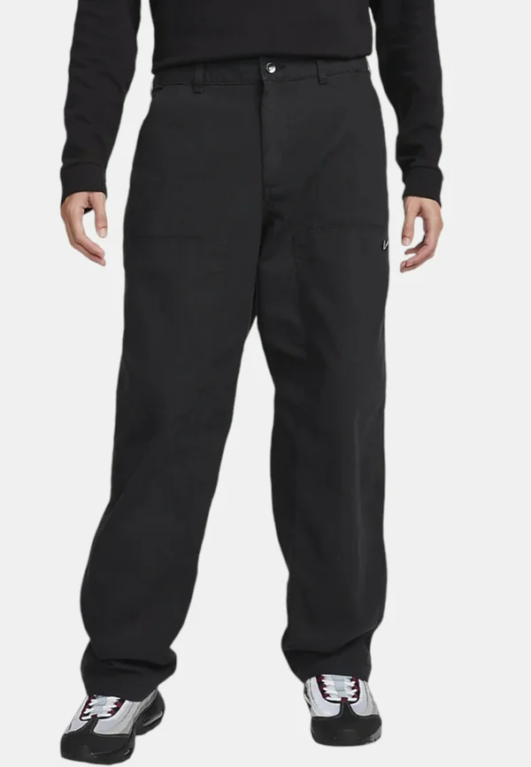 Stoffhose - black