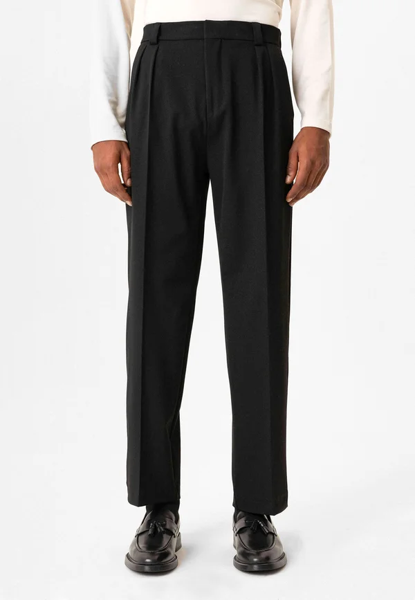 Stoffhose - black