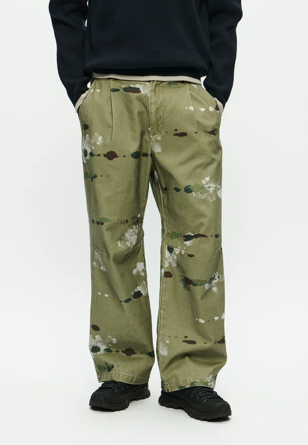 Stoffhose - camo drops