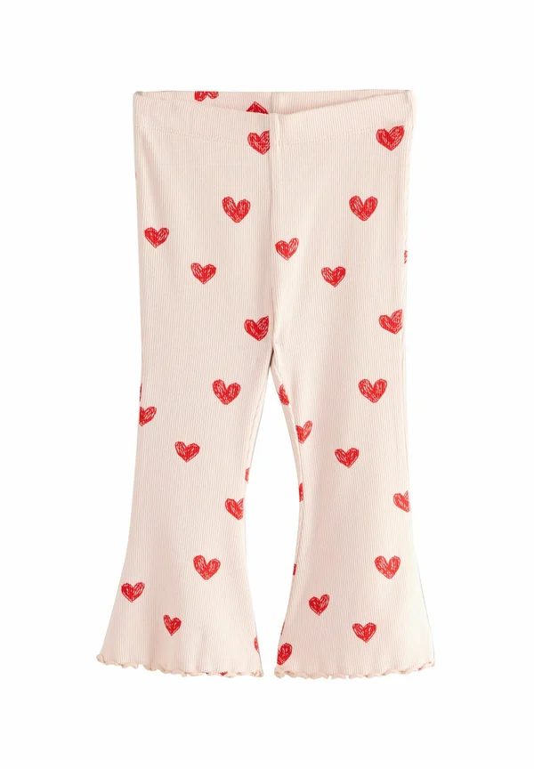 Stoffhose - light pink heart