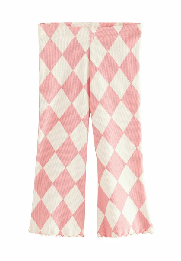 Stoffhose - pink harlequin