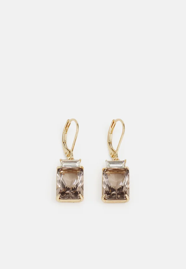 STONE DROP - Ohrringe - gold-coloured/greige