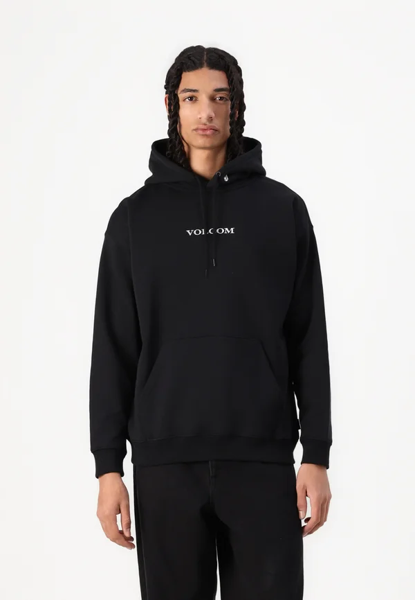 STONE - Kapuzenpullover - black