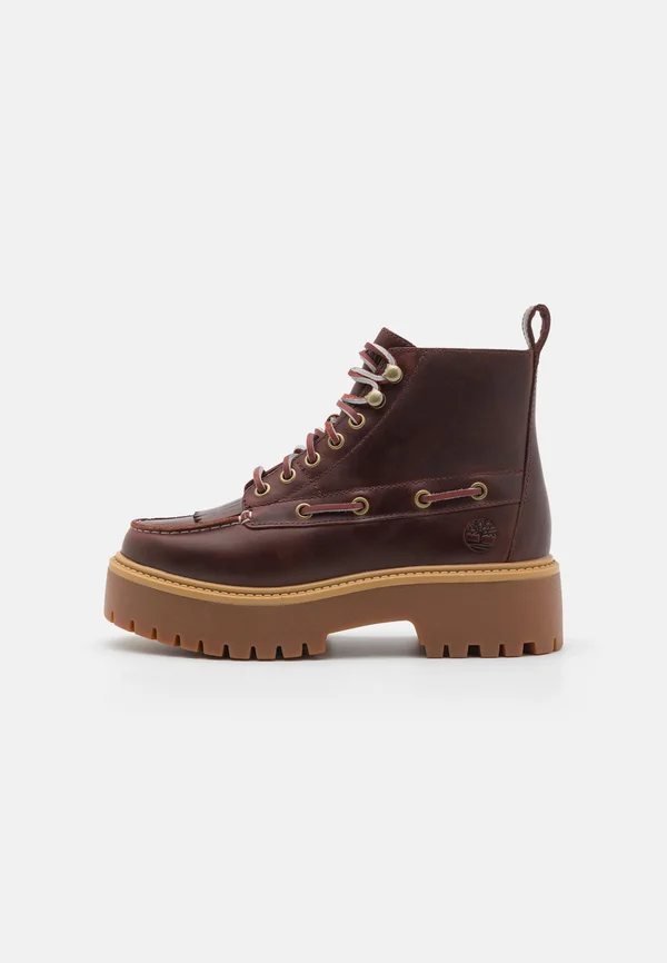 STONE STREET BOOT - Schnürstiefelette - burgundy