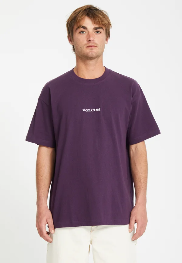 STONE - T-Shirt basic - grape royale