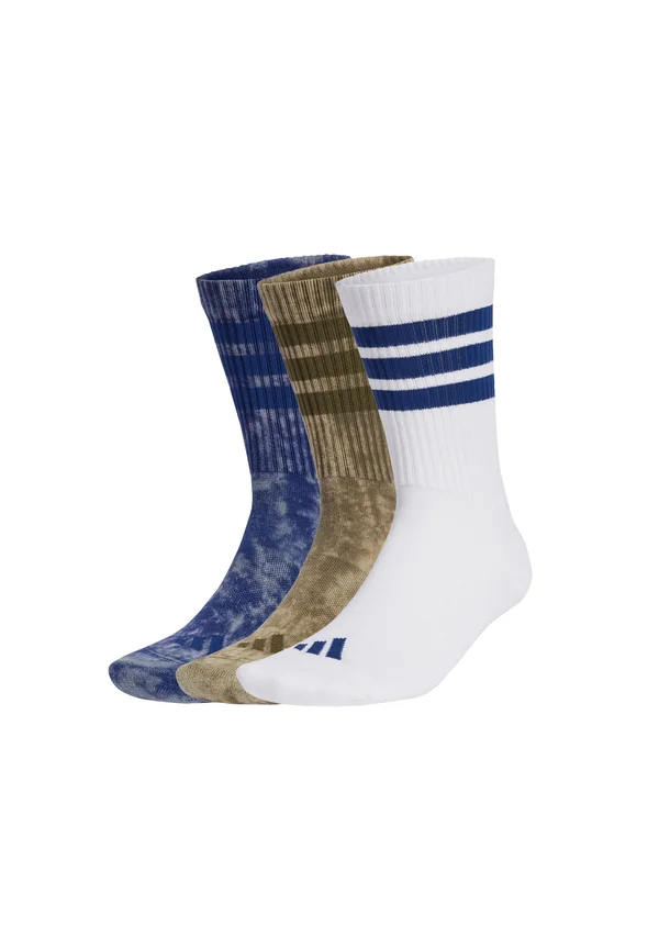 STONEWASH CREW 3 PAIRS - Sportsocken - team royal blue olive strata white