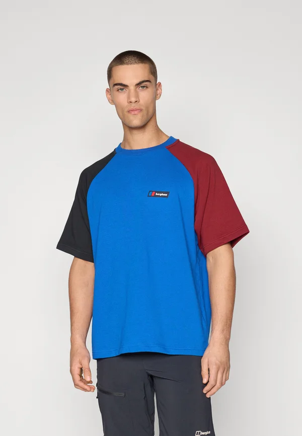 STORM TEE - T-Shirt print - turkish sea/syrah/jet black