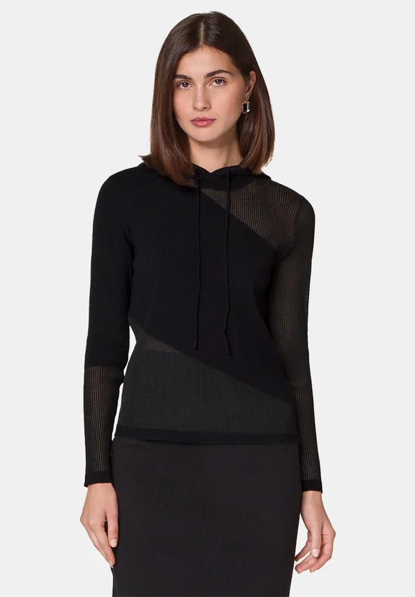 STRAIGHT - Kapuzenpullover - noir