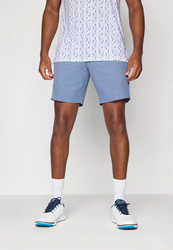 STRAIGHT SHORTS - Stoffhose - light blue