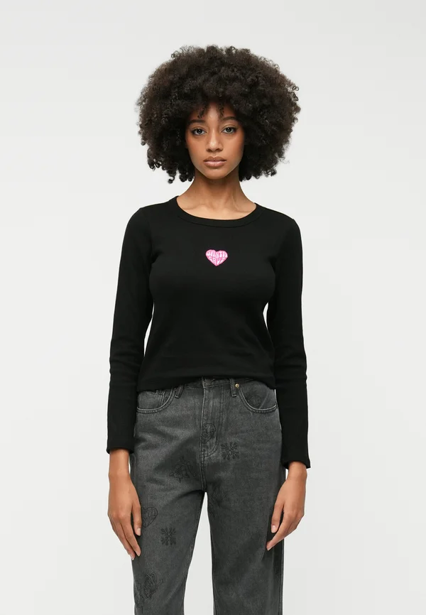 STRANGE HEART MINI - Langarmshirt - black