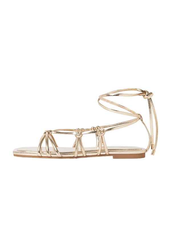 STRAPPT FLAT - Riemensandalette - gold coloured