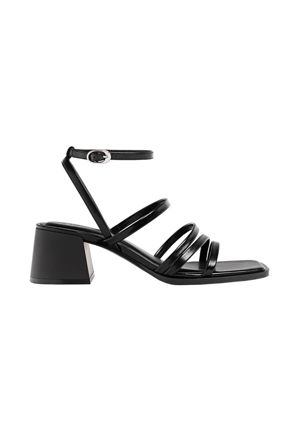 STRAPPY BLOCK HEEL - Riemensandalette - black