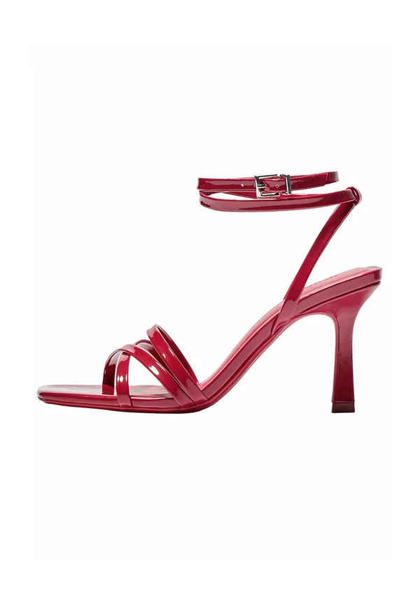 STRAPPY - High Heel Sandalette - red