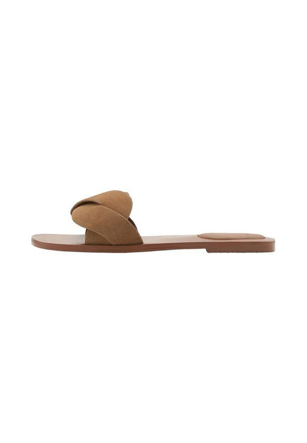 STRAPS - Pantolette flach - brown