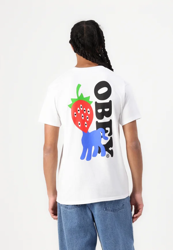 STRAWBERRY - T-Shirt print - white
