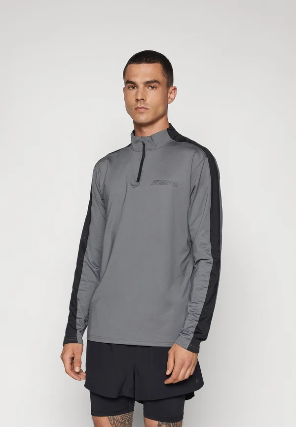 STRENGTH HALF ZIP - Langarmshirt - quiet shade