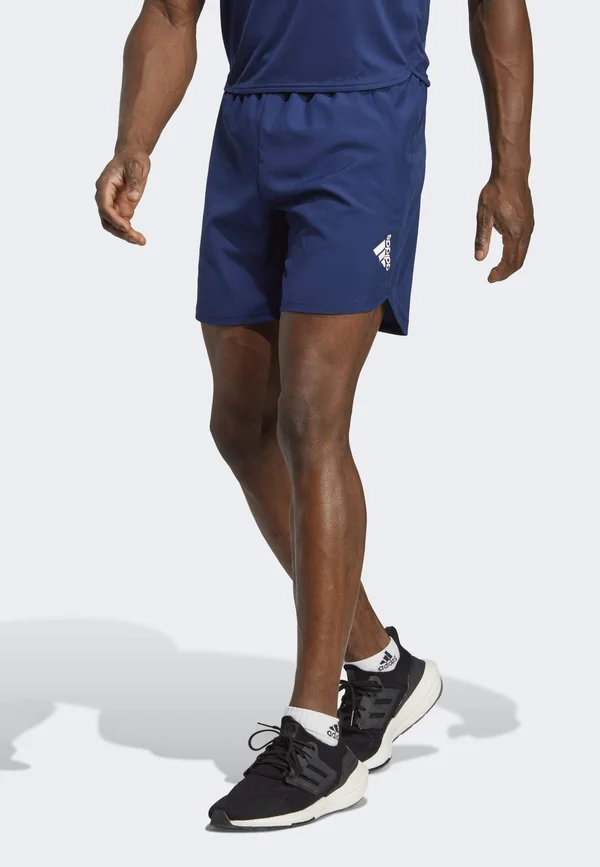 STRENGTH SHORTS - Kurze Sporthose - dark blue white