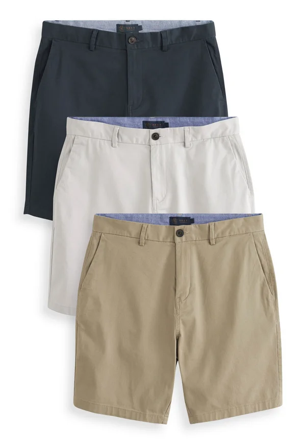 STRETCH 2 PACK - Shorts - navy blue grey wheat