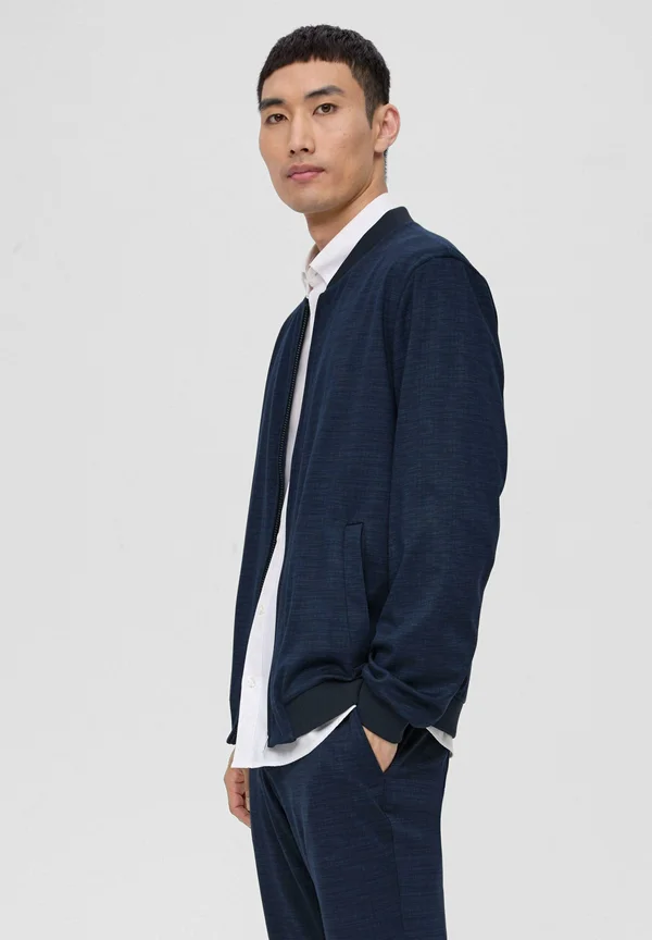 STRETCH - Bomberjacke - navy