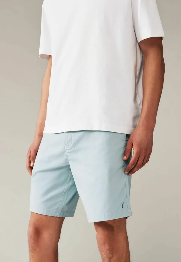 STRETCH ELASTICATED WAIST - Shorts - blue