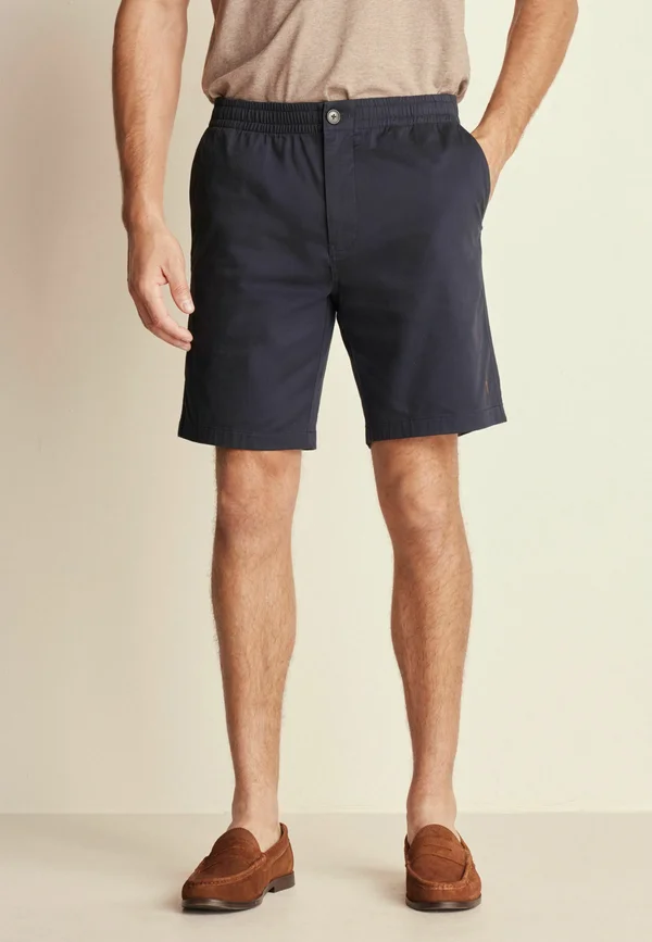 STRETCH ELASTICATED WAIST - Shorts - navy