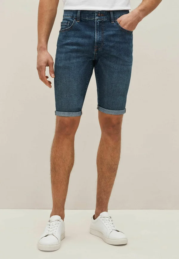 STRETCH - Jeans Shorts - blue