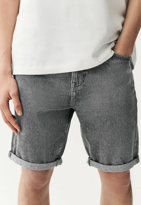 STRETCH - Jeans Shorts - grey