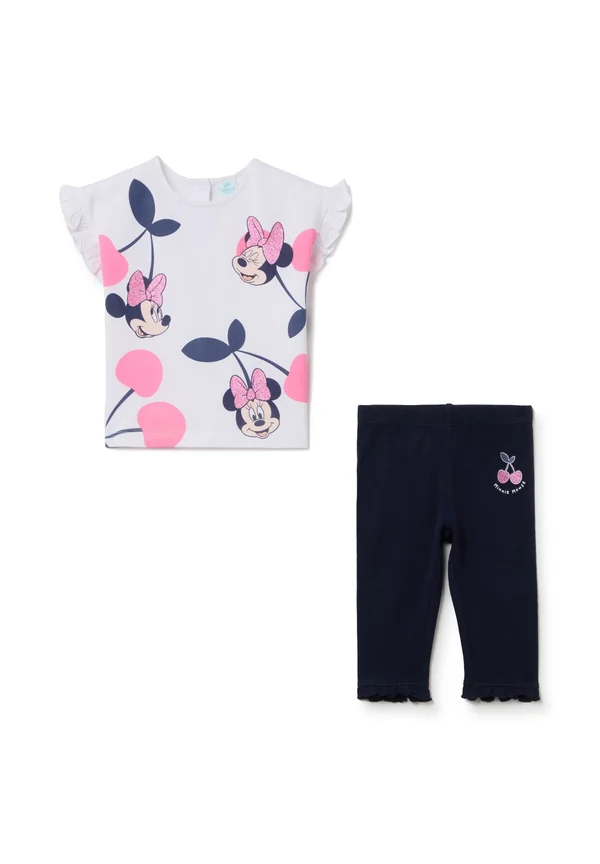 STRETCH JOGGING SET WITH MINNIE MOUSE  - Stoffhose - blue white