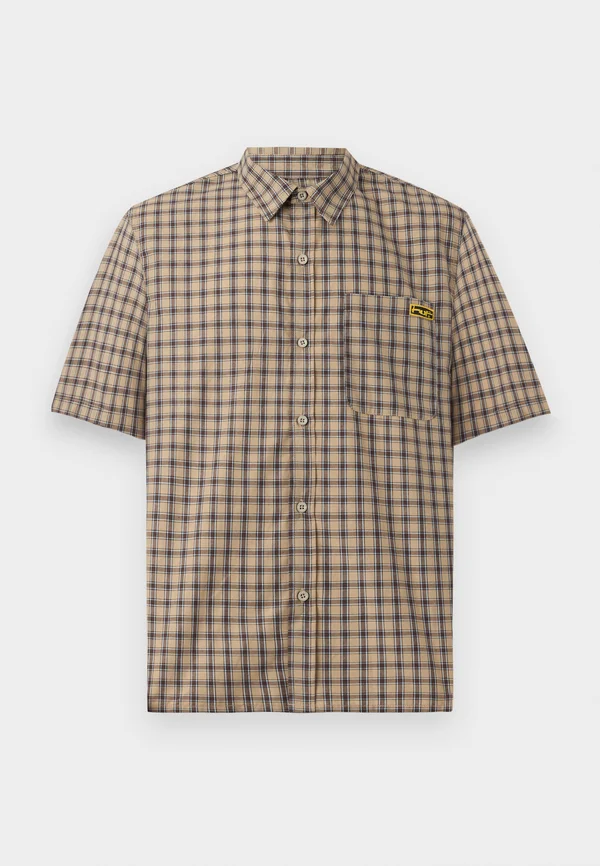 STRETCH MICRO PLAID UNISEX - Hemdbluse - clay