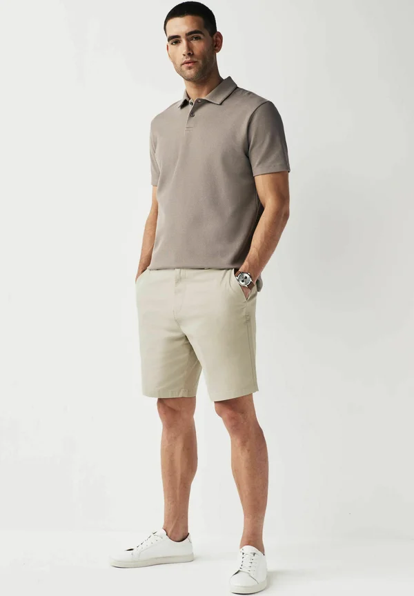 STRETCH  STRAIGHT REGULAR FIT
 - Shorts - bone natural