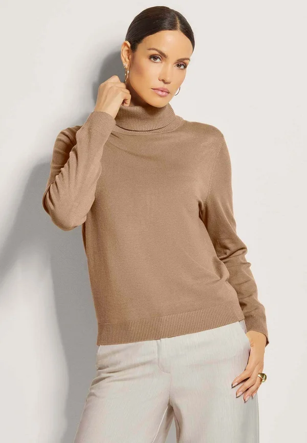 STRETCH - Strickpullover - caramel