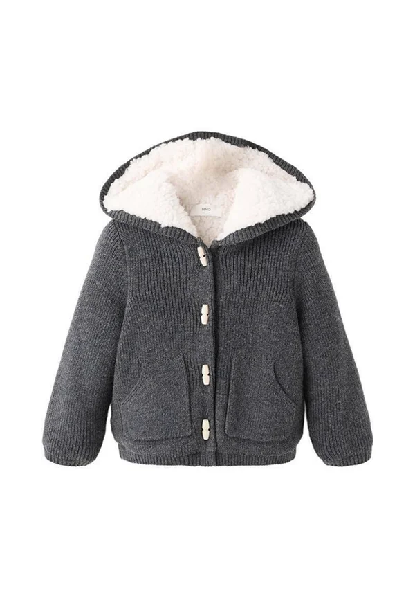 Strickjacke - anthracite