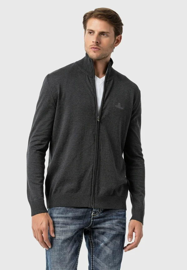 Strickjacke - anthrazit