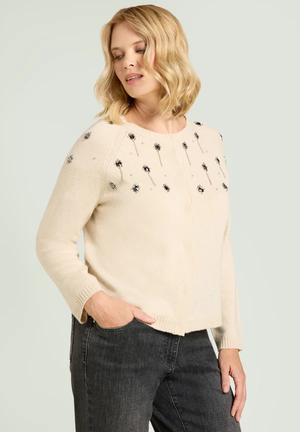 Strickjacke - avorio