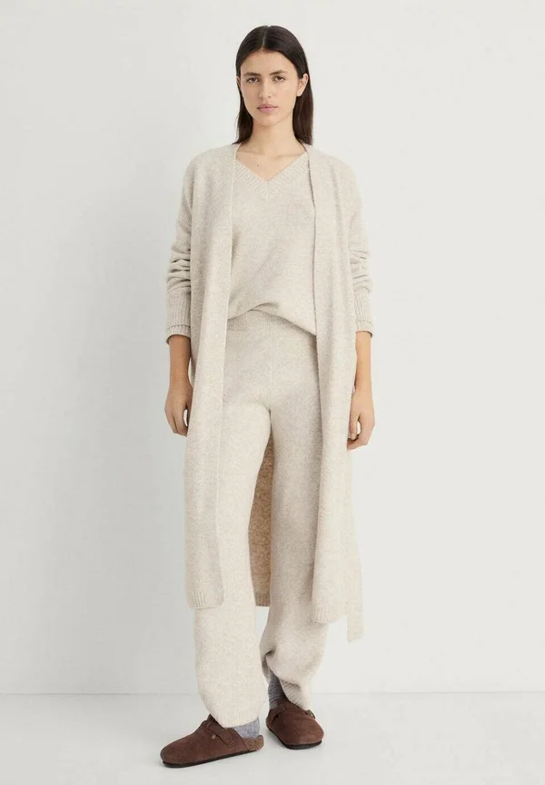 Strickjacke - beige