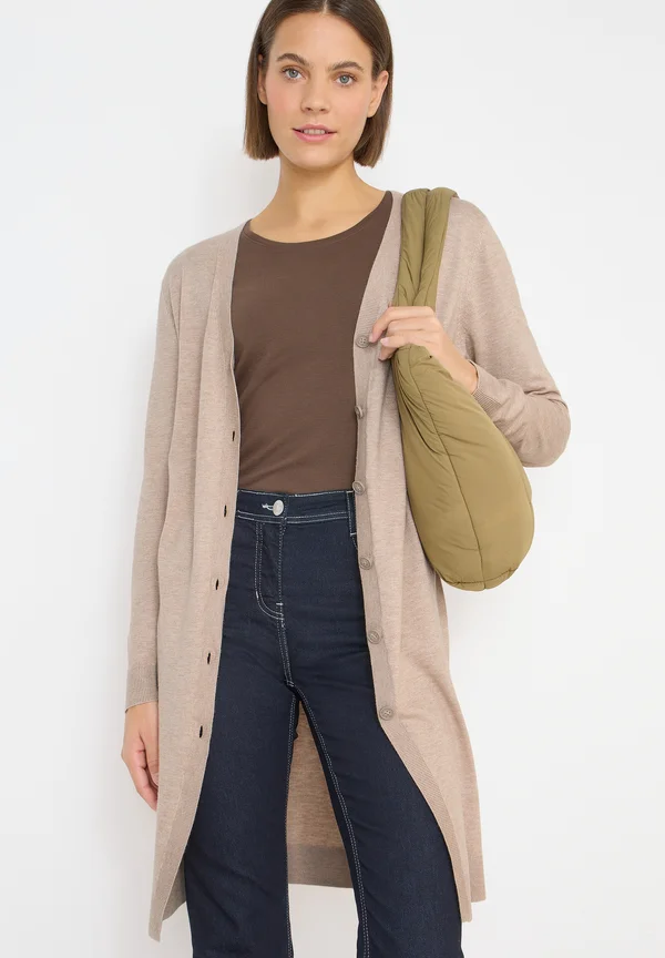 Strickjacke - beige